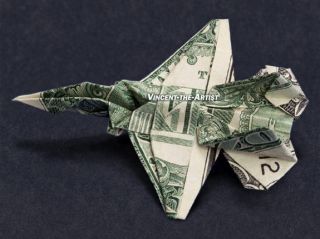 Money Origami Car Boat Airplane Jet SHIP Tank Motor Military Vehicle Dollar Bill