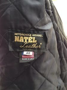 Mens Leather Motorcycle Jacket 2X