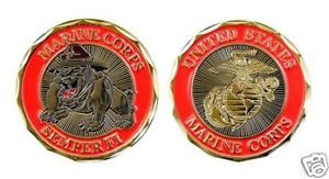 ★★ Marine Corps EGA Bulldog Mascot Challenge Coin ★