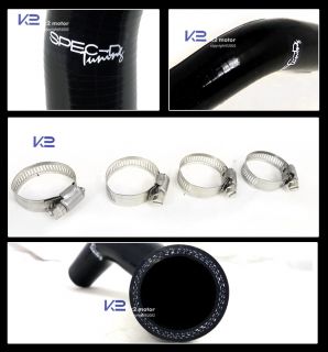 240sx s13 Ka Blk High Performance Silicone Radiator Hose Kit Upper Lower Clamps