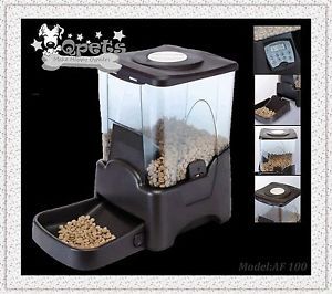 Large Automatic Fresh Food Portion Control Dog Cat Pet Feeder with Timer Dispens