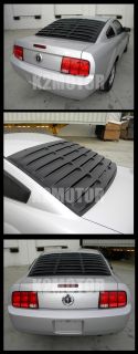 2005 2013 Ford Mustang GT Rear Back Window Louver Black