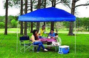 Fast Set 10' x 10' EZ Instant Straight Wall Pop Up Outdoor Canopy Tent Shelter