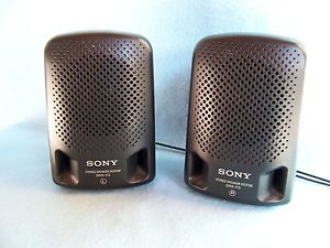 Sony Stereo Speaker System SRS P3 Portable Mini Speakers iPod Radio CD 