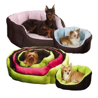 Dimple Plush Nesting Beds for Dogs Cozy Reversible Dog Bed Colorful Bedding