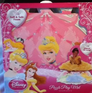 Disney Princess Puzzle Play Mat Soft Safe Foam Almost 3ft Long New