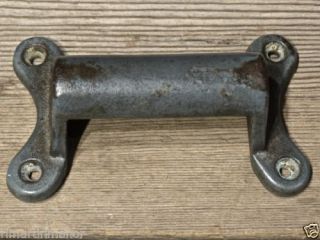 4 ⅝" Barn Door Tool Box Handle Pull Screen Old Rustic Tub Barrel Galvanized Iron