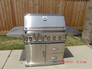 Outdoor BBQ Grill Stainless Steel Barbeques Galore Grand Turbo