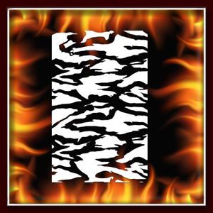 Tiger Stripe Airbrush Stencil Template Harley Paint