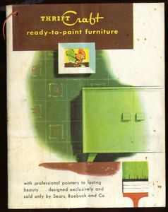  Thrift Craft Ready to Paint Furniture Catalog 1952