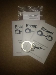 Escapology Handcuff Escape Magic Tricks Booklets Books Training Cuff Houdini