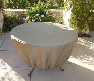 Patio Garden Dining Picnic Camp Round Table Cover 50" Dia x 25"H by Formosa