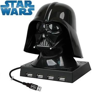 Underground Toys Star Wars Darth Vader 4 Port USB Hub with Sound