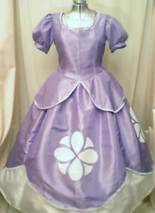 Sofia The First Dress Gown Costume Princess Adult Your Size Busts 32" 42"
