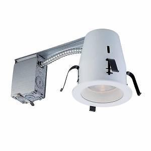 Commercial Electric 4 in Non IC Remodel Recessed Lighting Kit K18
