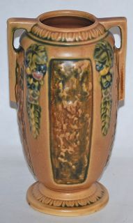 Roseville Pottery Florentine I Handled Vase 231 8
