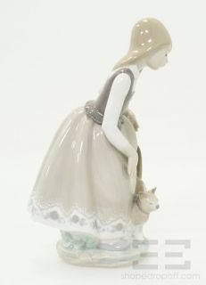 Lladro "Girl with Cat" Porcelain Figurine 1187 Retired