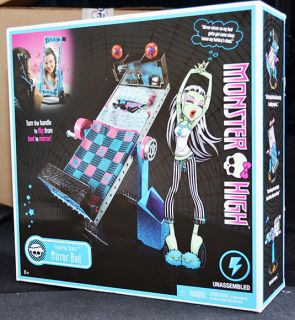 New ★ Monster High Frankie Stein™ Mirror Bed Mattel V2953