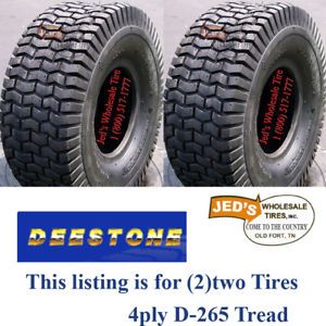 2 18x6 50 8 18 650 8 Riding Lawn Mower Turf Tires 4ply