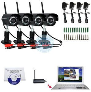 Digital Wireless Home Security Surveillance Cameras System Video IR Night Vision