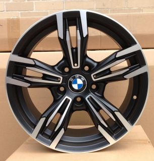 19" Rims 2013 M6 Style Black Machine Face Wheels Fits BMW E36 E46 E90 E92 E93 M3