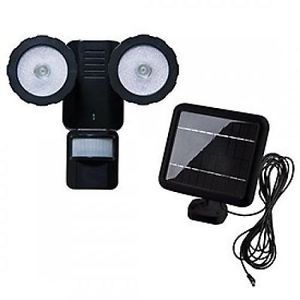 Coleman PSO1B Motion Activated Solar Powered LED Security Light Black