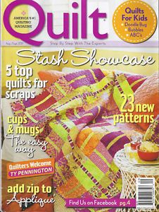 Quilt Magazine August September 2011 5 Scrap Quilts Kid Quilts 23 Projects