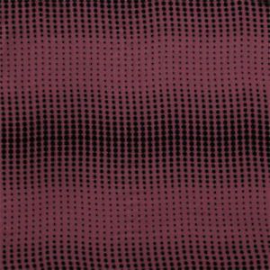 Burnout Silk Velvet Fabric Navy Dots on Rose Fat 1 4