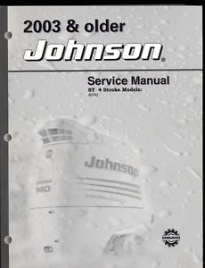 2003 Johnson St Outboard Service Manual 40 50HP