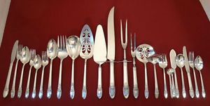 1847 Rogers Bros Silver Plate First Love Silverware Flatware Grill Pieces Choice