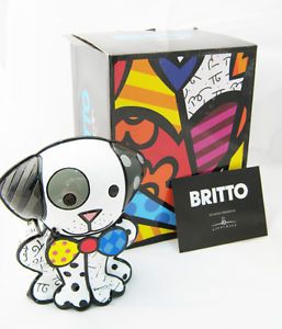 Romero Britto Dalmatian Dog Ceramic Sculpture Gift Sculpture Figurine Art