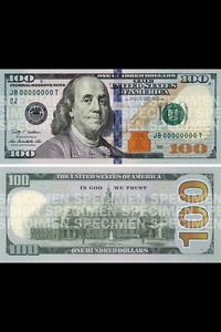 Brand New RARE Serial Number 100 Dollar Bill Uncirculated Highly Collectible