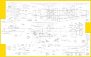 large scale rc plane plans