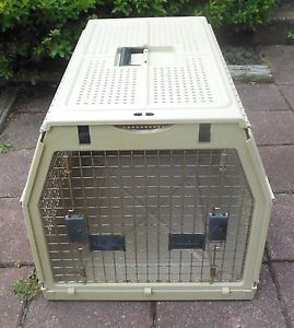 Nylabone Fold Away Pet Dog Crate 27"x 20"x 19" Animal Carrier Kennel