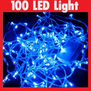 100 LED 10M Blue Light String Fairy Lights for Christmas Wedding Decoration Hot