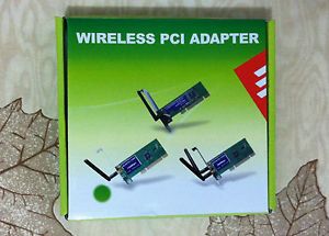 New 300M Range 802 11g Wireless PCI Network LAN WiFi Adapter Card for PC Desktop