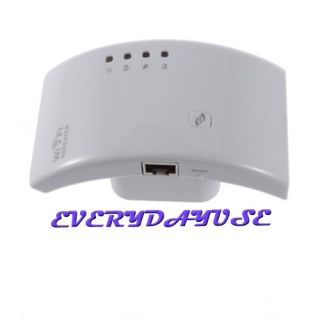 300Mbps Wireless WiFi Repeater 802 11n Network Router Range Expander Extender EU