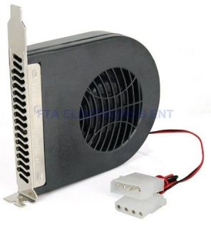 PC Computer Slim Case Cooling System Exhaust PCI Slot Fan Blower Cooler 80mm