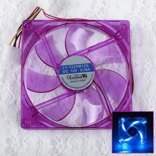 80mm 120mm Blue Red LED Light PC CPU Computer Case Heatsink Cooler Cooling Fan
