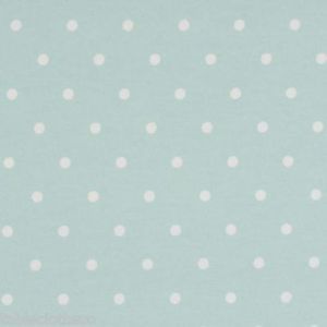 1 8M Aqua Blue Polka Dot Oilcloth Fabric Tablecloth Co