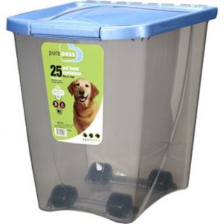 X Large 50 lb Airtight Pet Dog Cat Dry Food Treat Toy Storage Container Box Tote