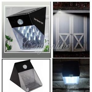12 LED Solar Power Motion Sensor PIR Wall Mount Garden Path Yard Door Light Lamp