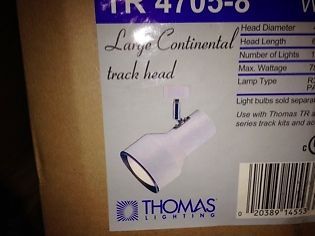 Thomas TR4705 8 White Step Track Head Lighting Fixture