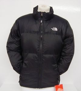 North Face Boys Nuptse Puffer Jacket Black A3NW JK3 Select Size