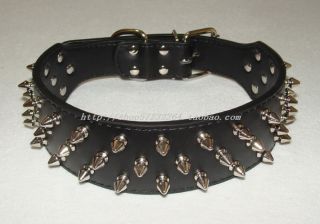 Spiked Studded Dog Collar Dog Collars and Leashes Pink Leather Dog Collar Rivet