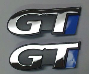 00 01 02 03 Mustang GT Genuine Ford Parts Fender "GT" Emblems Pair 2 PC