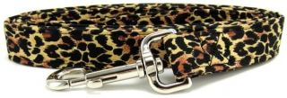 Leopard Spots Quick Release Buckle Pet Dog and Cat Collars