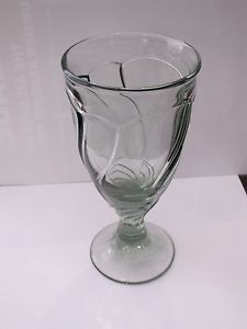 Noritake Sweet Swirl Light Green Water Goblet Glass