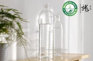 Vatiri Handmade Portable Clear Glass Water Bottle