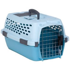 Petmate Kennel Cab Fashion Medium Blue Air Spa Teal Dog Cat Crates Travel New